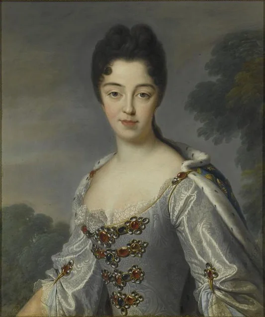 Marie Adélaïde of Savoy, Duchess of Burgundy, detail