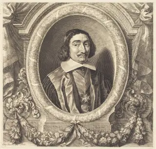 Chancellor Pierre Seguier, by Grégoire Huret, ink, 1638