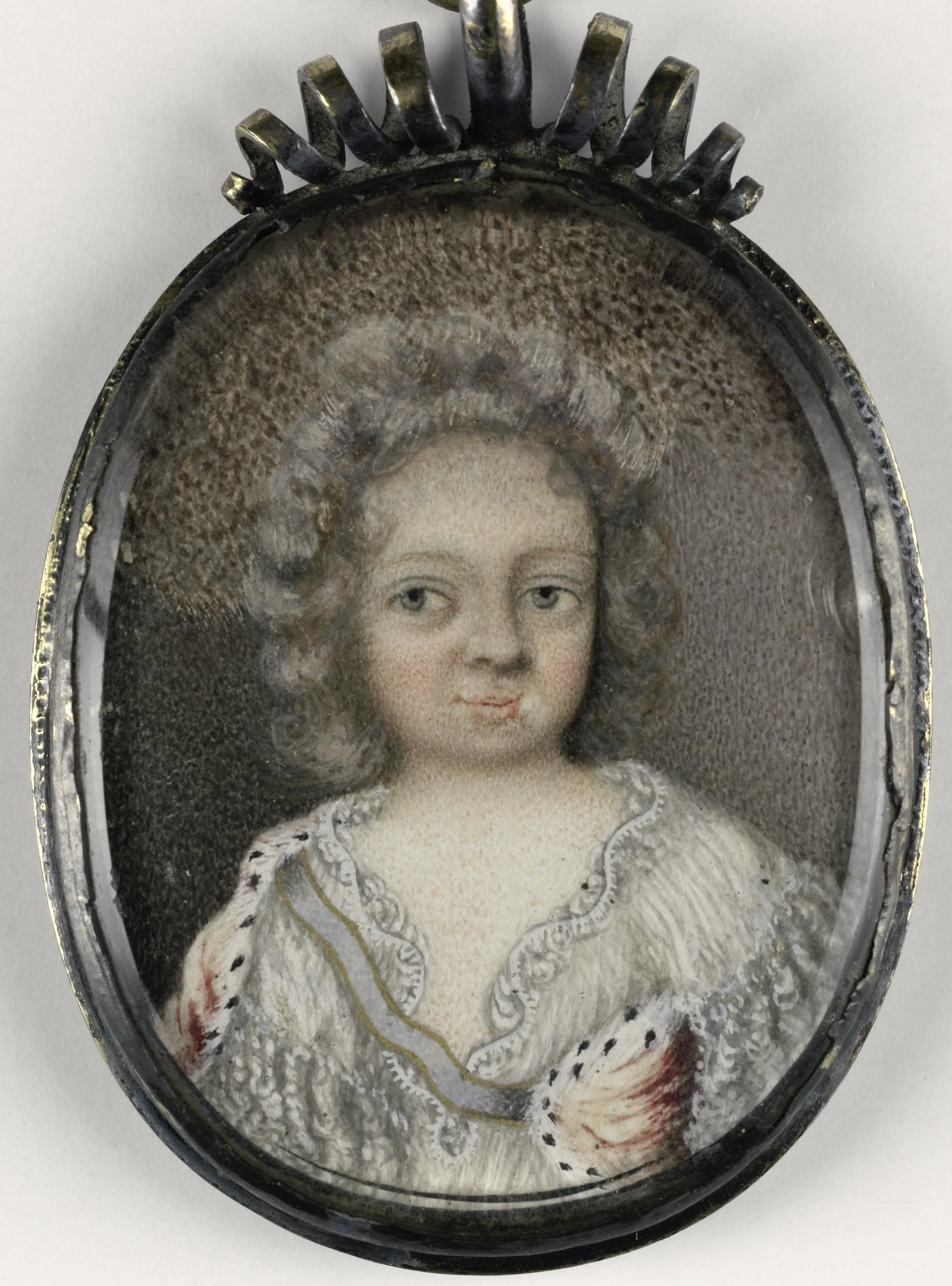 Portrait of mogelijk Willem IV van Oranje- Nassau (1711-1751), detail
