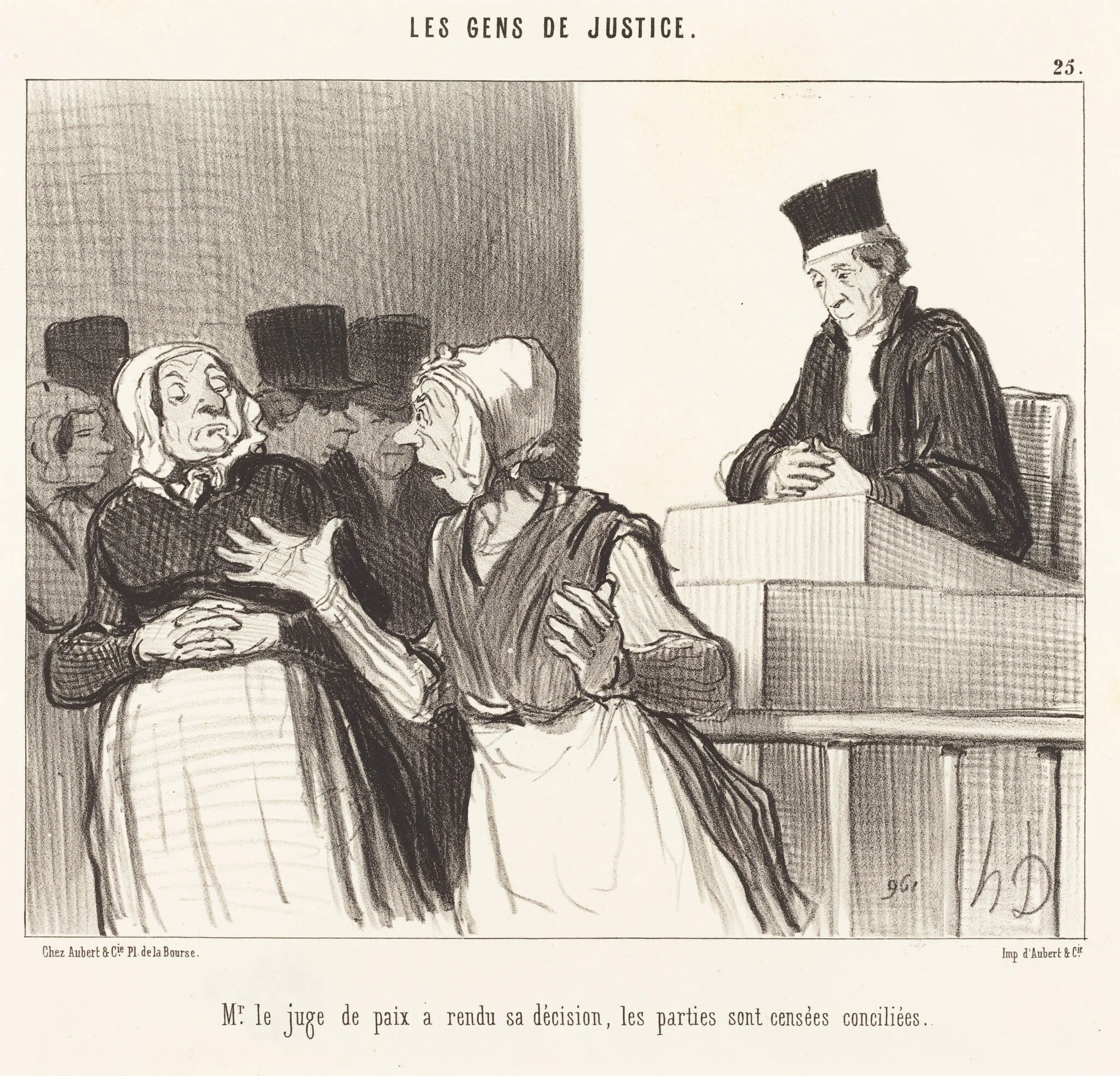 Mr. le Juge de paix a rendu sa décision..., detail