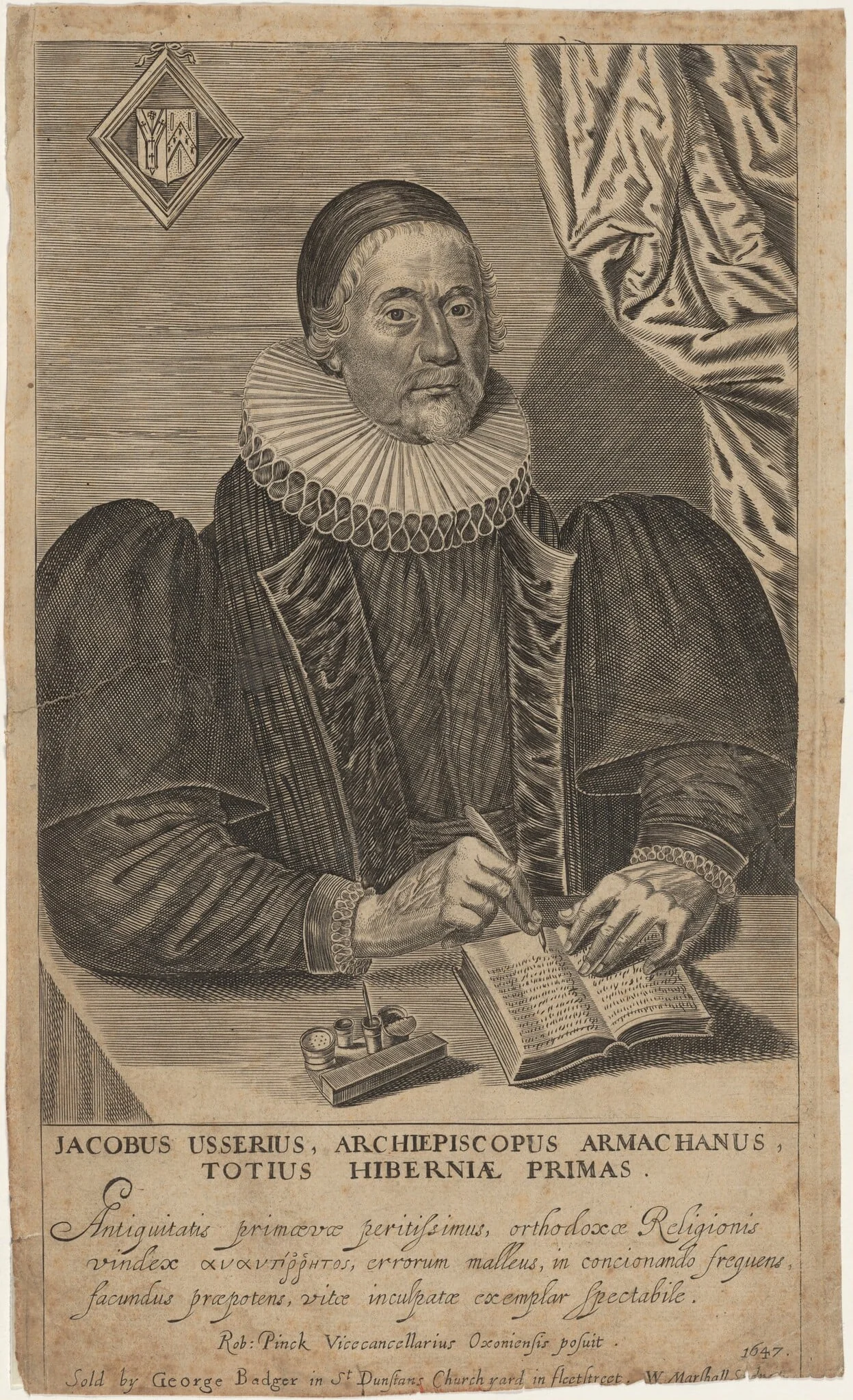 James Ussher, Archbishop of Armagh, detail