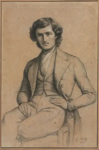 Portrait of a Young Man, by Louis-Léopold Boilly, 1837