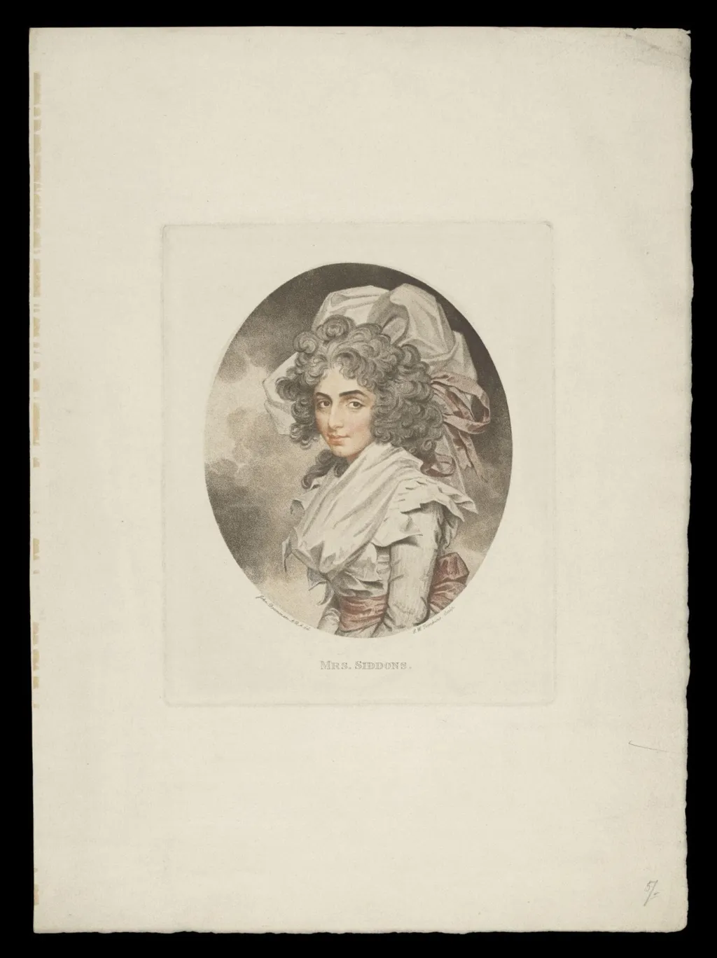 H Beard Print Collection, by John Downman, 1797