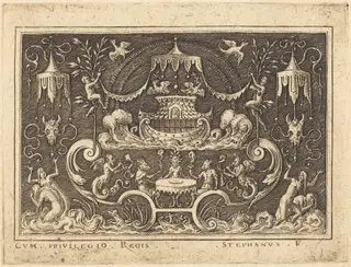 The Deluge, by Etienne Delaune, ink, 1551