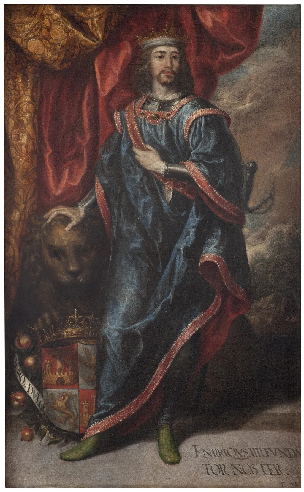 Henry IV, by Alonso del Arco, oil, 1679