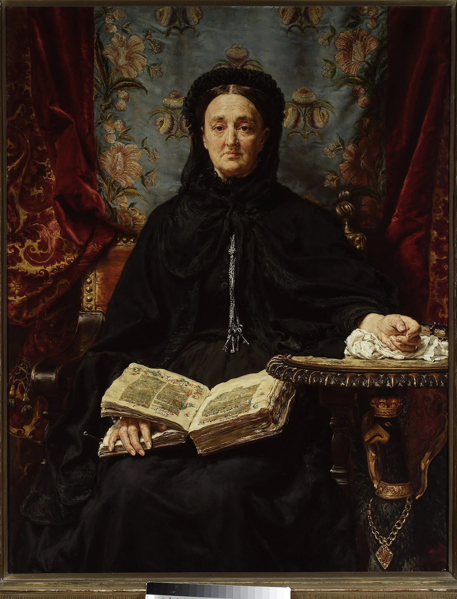 Portrait of Katarzyna Potocka née Branicka (1825–1907), wife of Adam, detail
