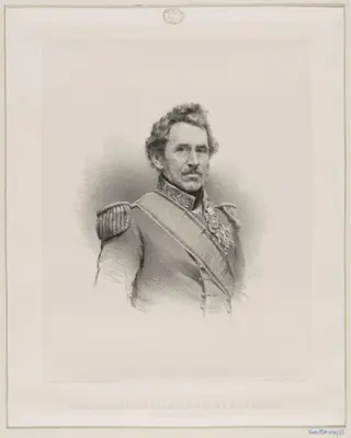 Liuet.-General Sir de Lacy Evans (1787-1870), by Roger Fenton, 1858
