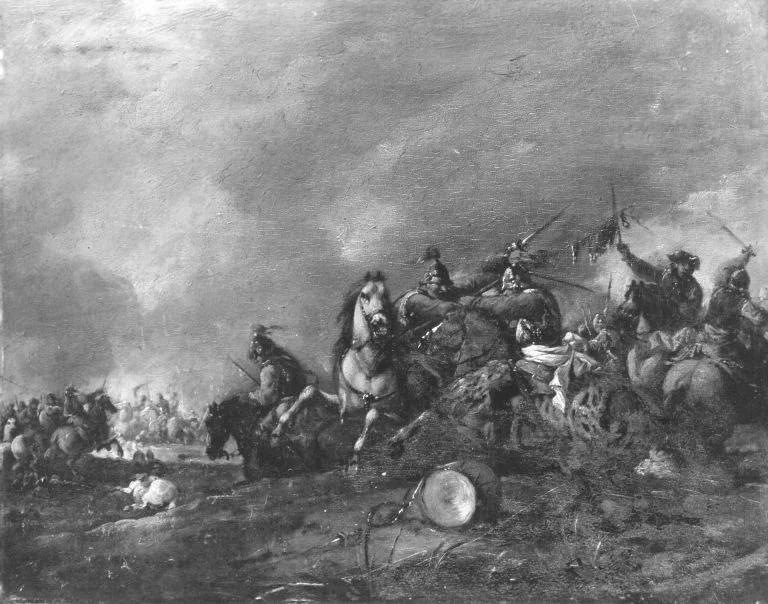 Reitergefecht, detail