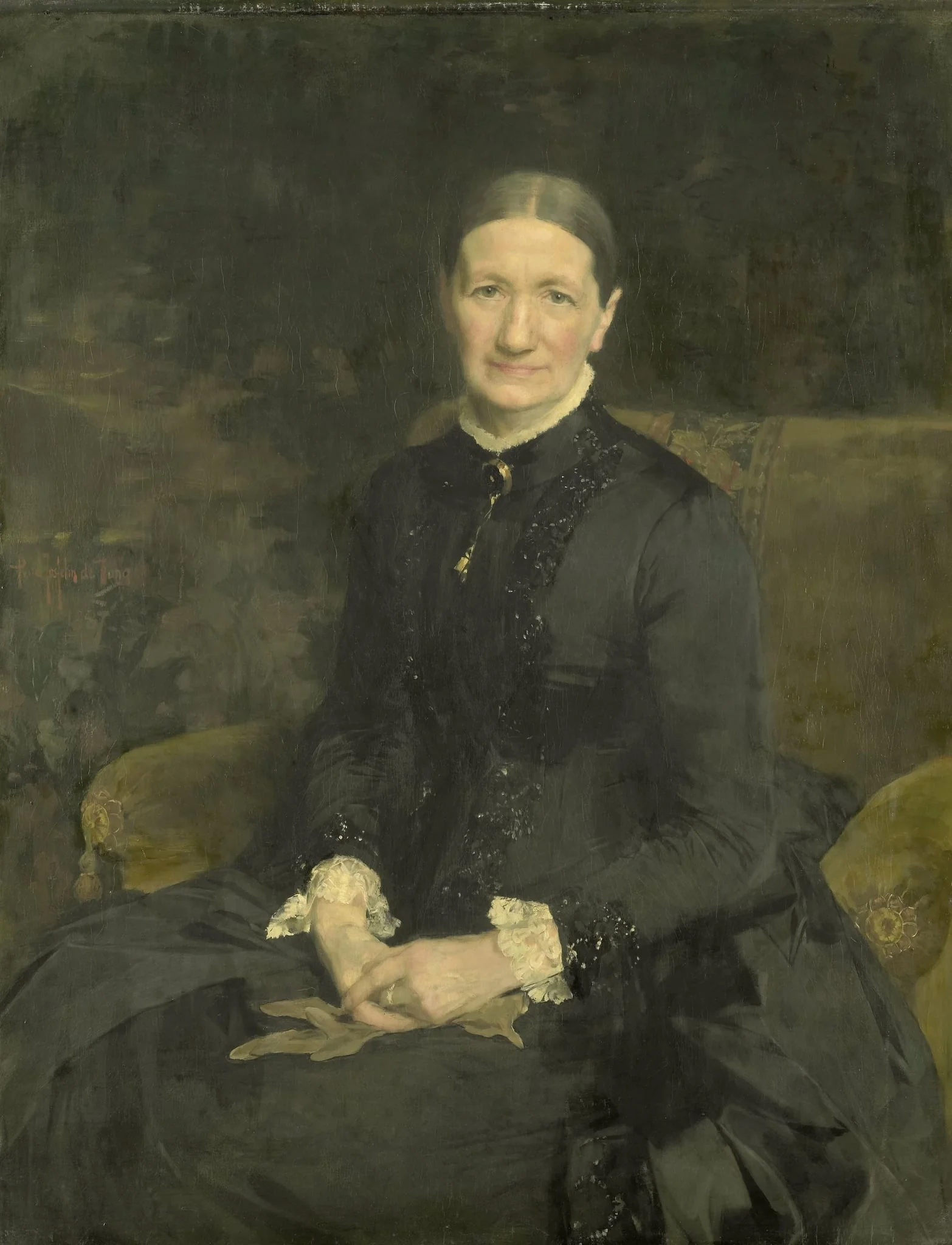 Mrs A.J. Zubli-Maschhaupt, detail
