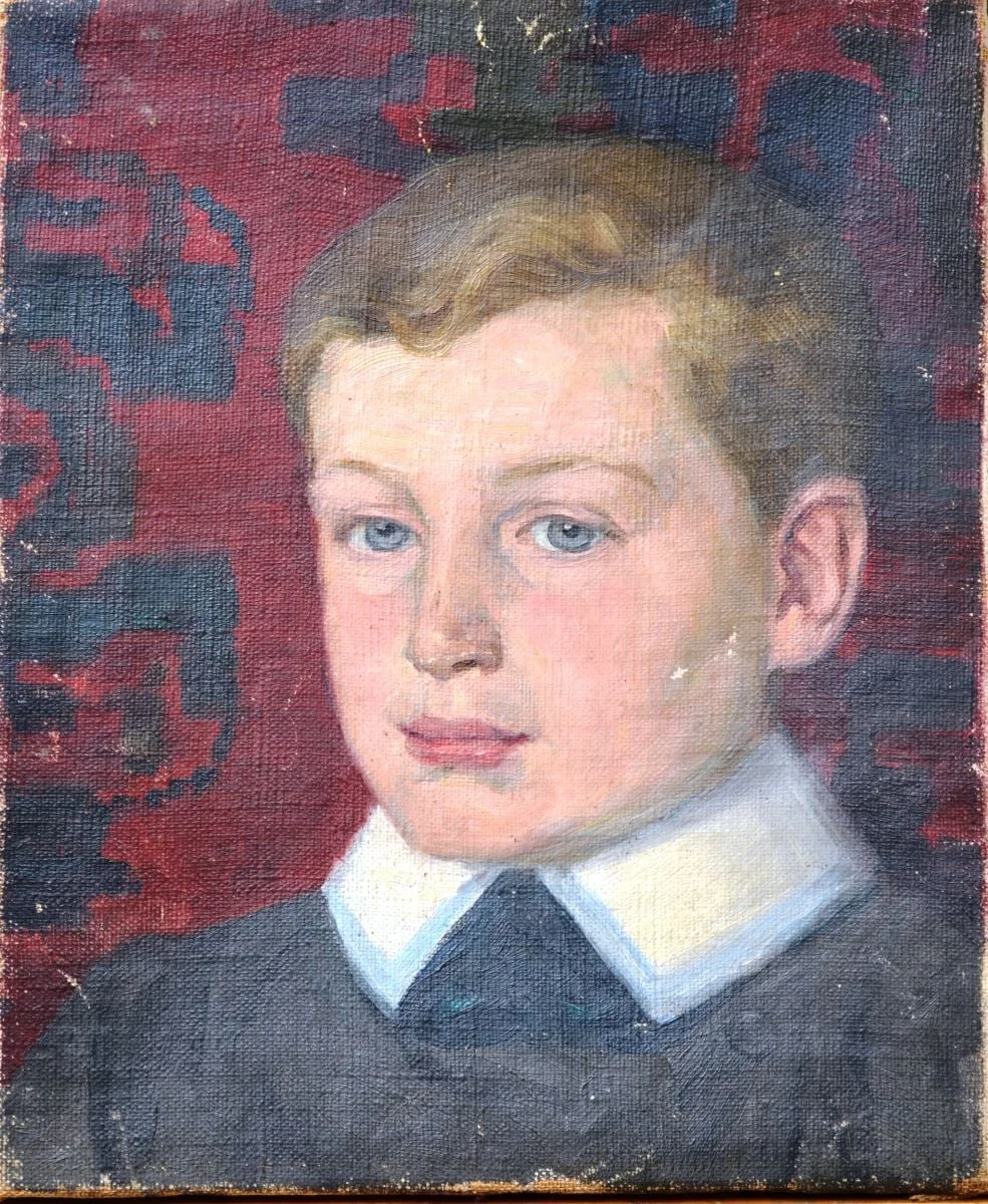 Portret de copil, detail