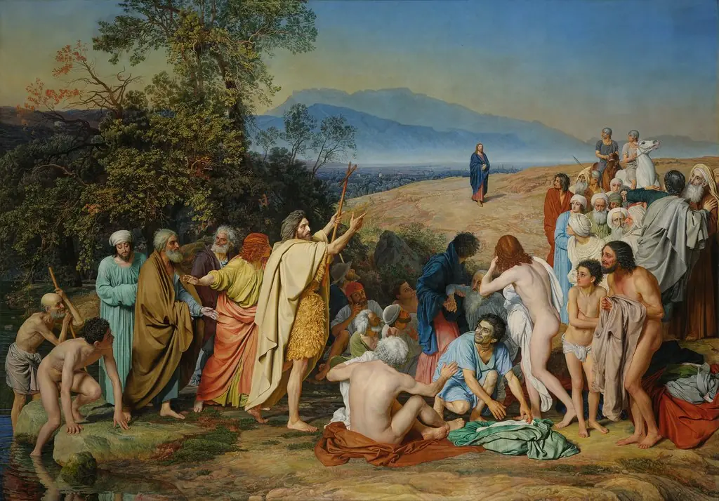 The Appearance of Christ Before the People, by Alexander Ivanov, oil, 1847