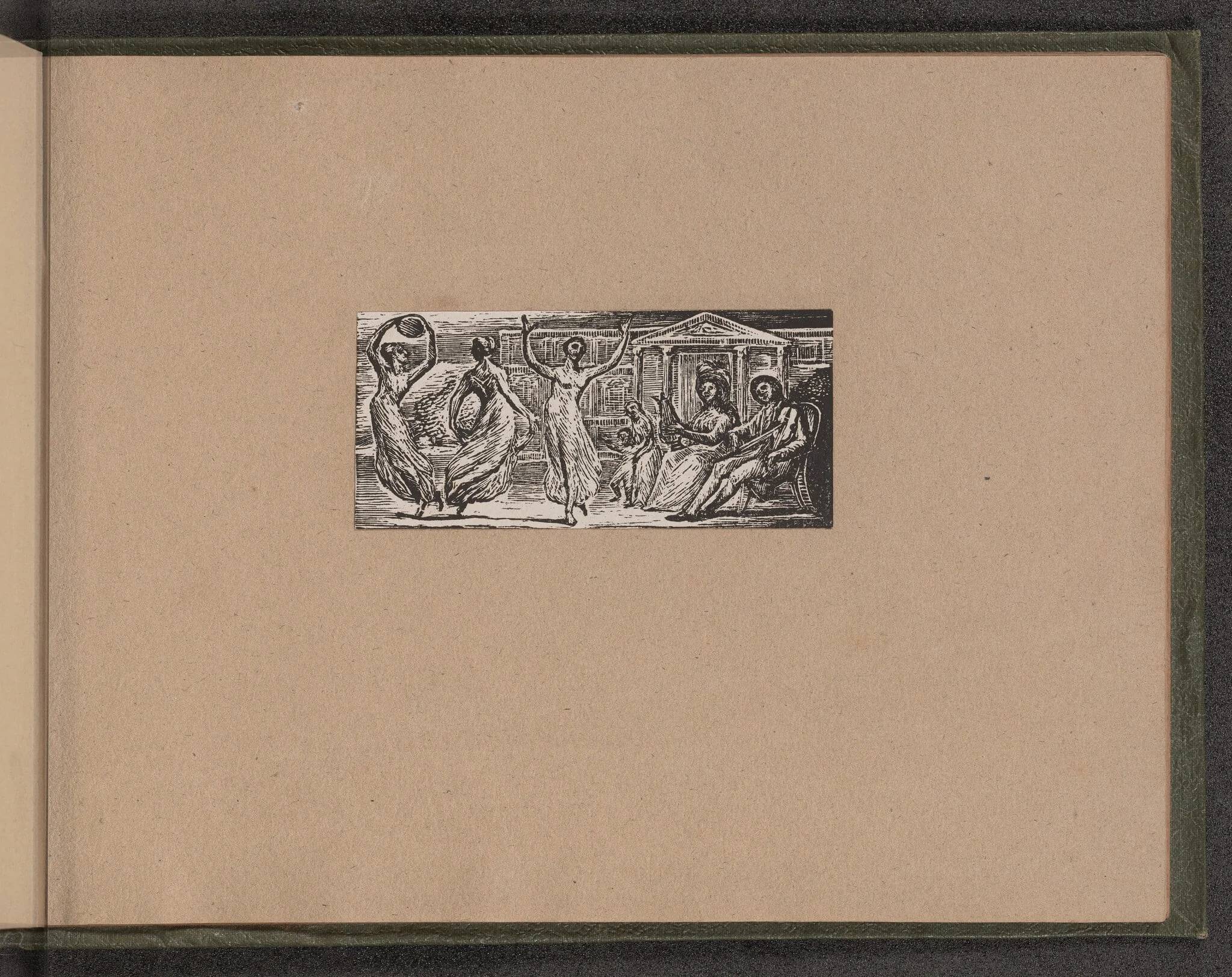 Menalcas Watching Women Dance, detail