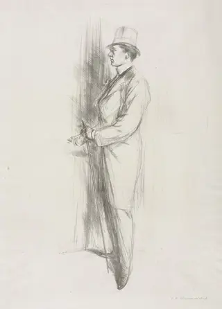 Sir Max Beerbohm, by Charles Hasslewood Shannon, 1896