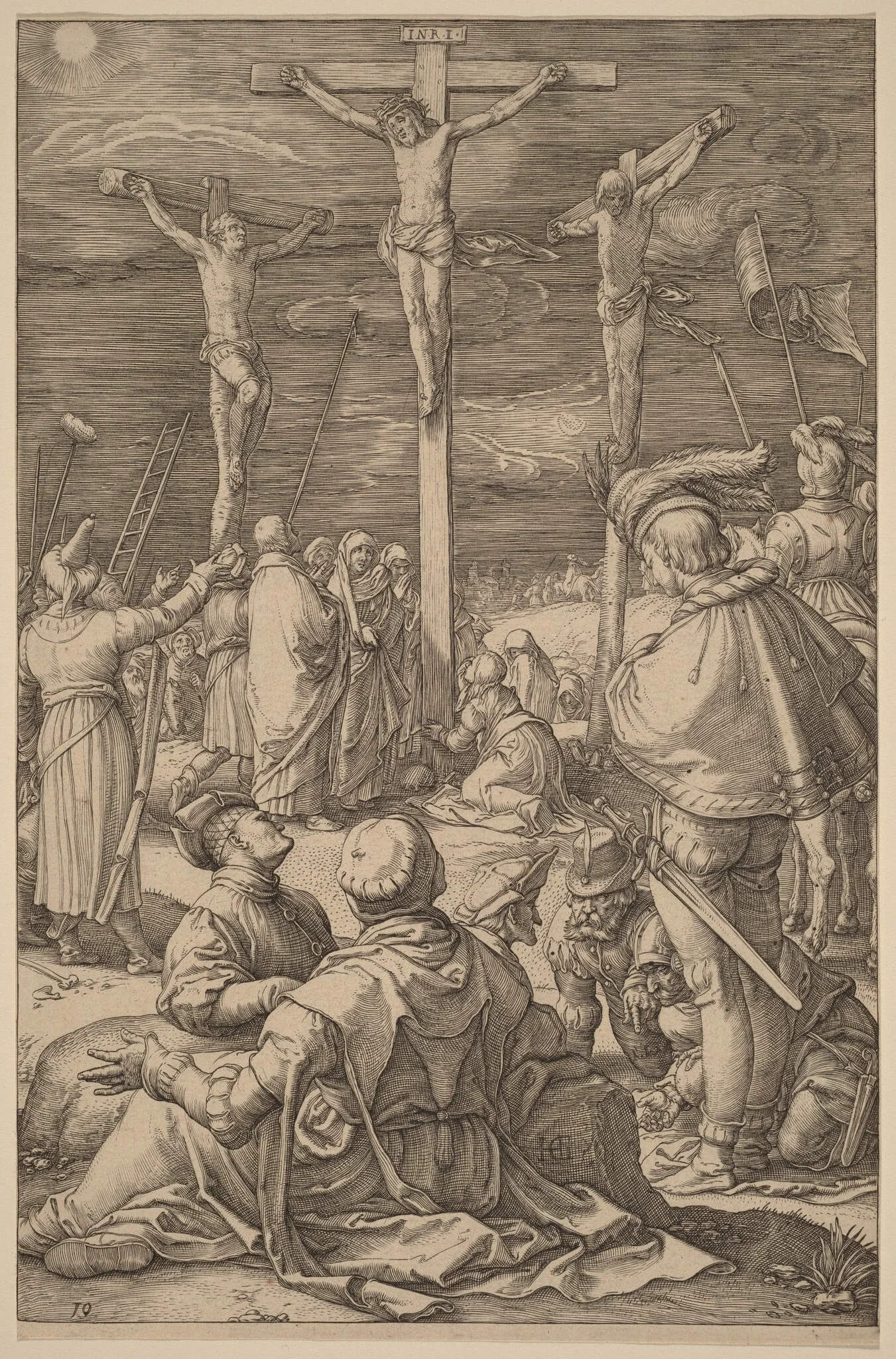 The Crucifixion, detail