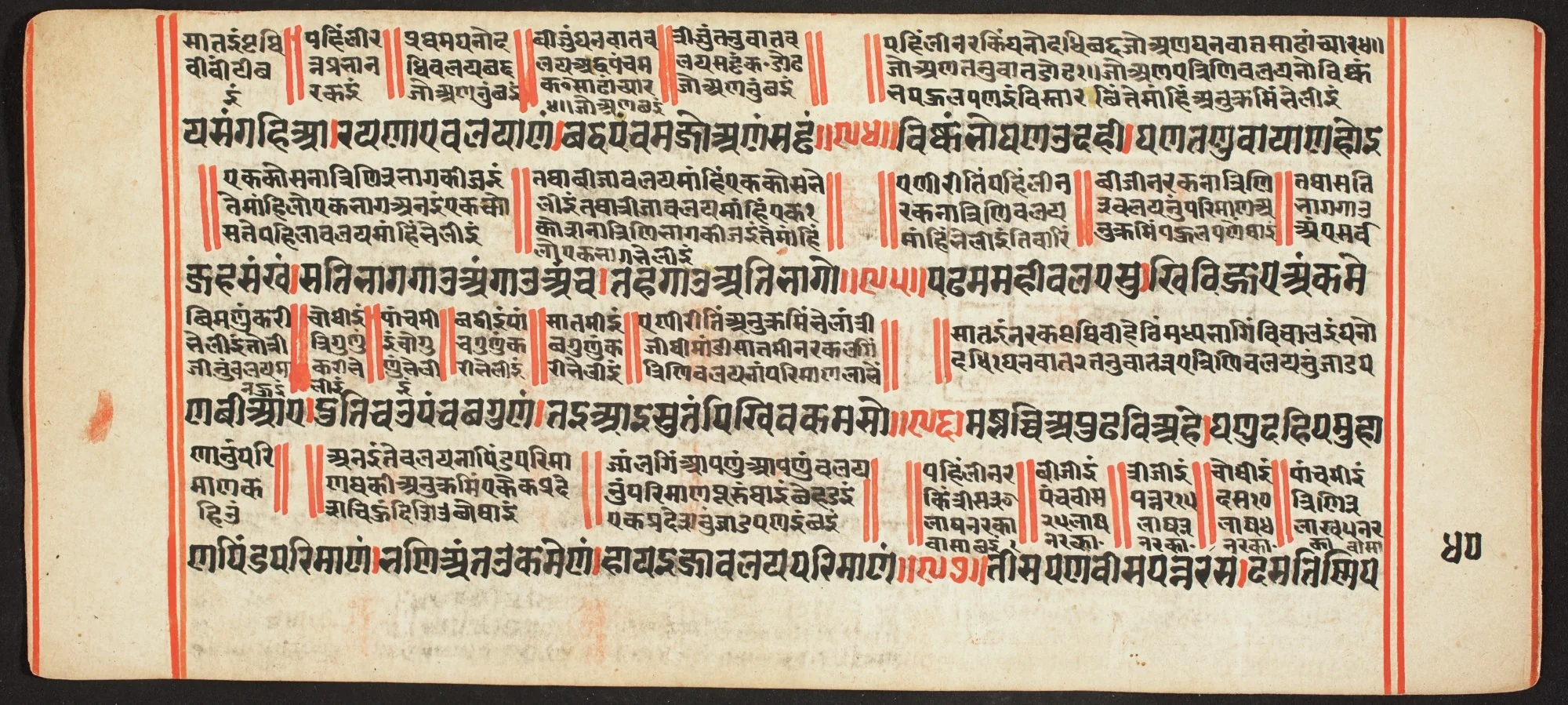 Tantric Manuscript, "Sangrahani Sutra", detail