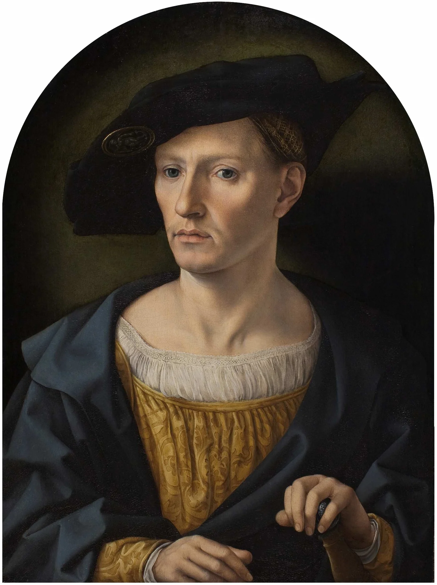 Portrait of a Man, detail