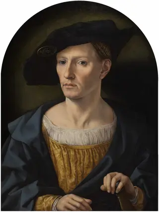 Portrait of a Man, by Jan Gossaert, oil, 1525