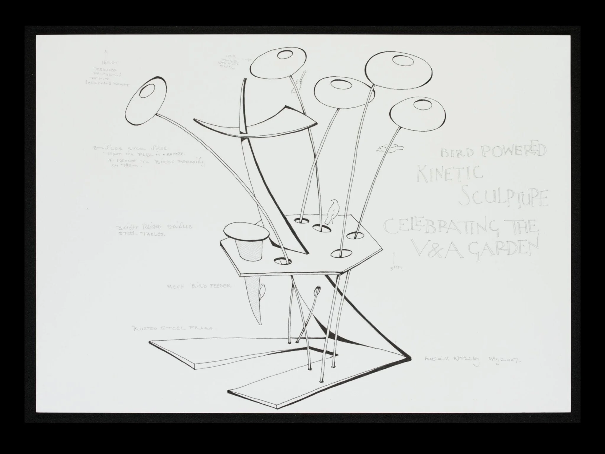 Contribution to V&A's 150th anniversary album, detail