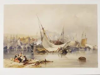 Whitby, by Edward RWS Duncan, watercolor, 1841