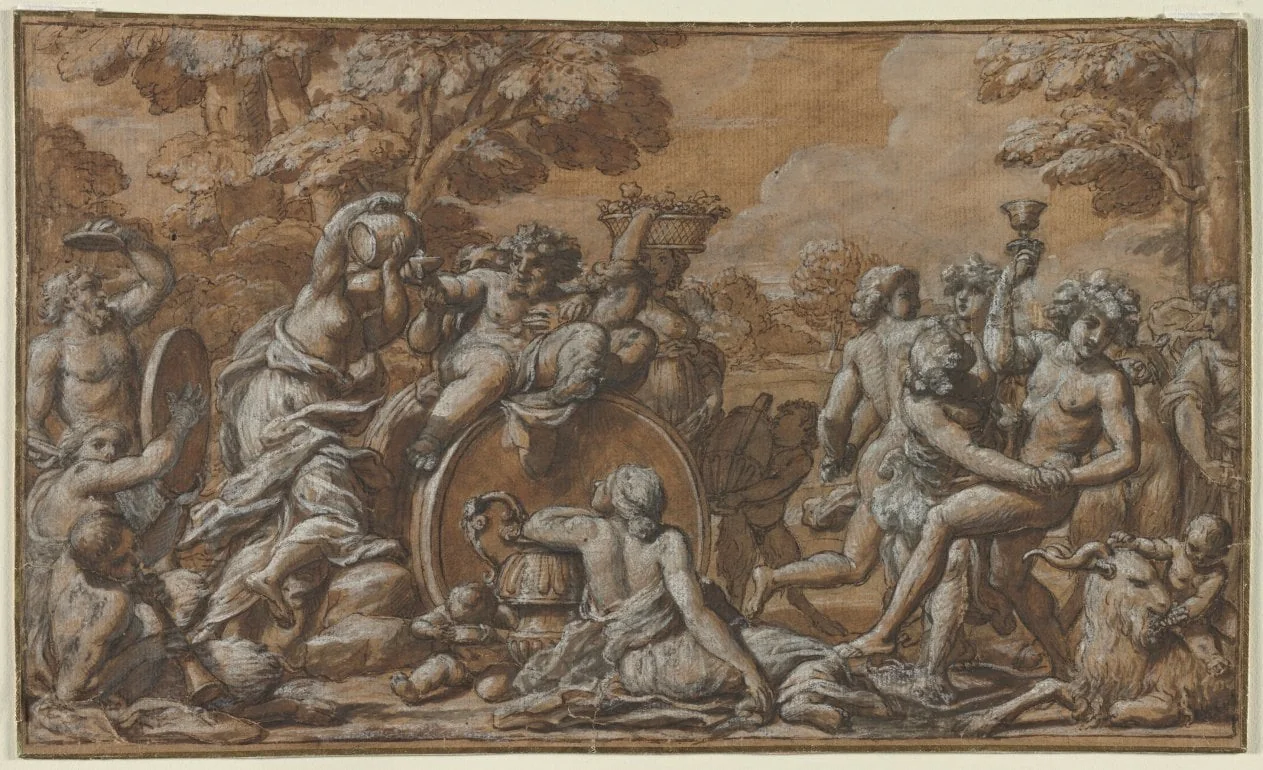 Bacchanal, detail
