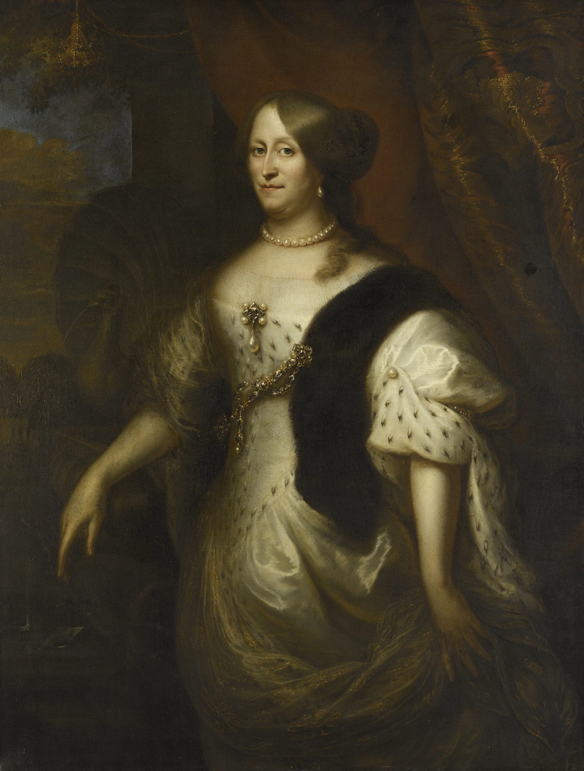 Cornelia Teding van Berkhout (1614-80). Wife of Maerten Harpertsz Tromp, detail