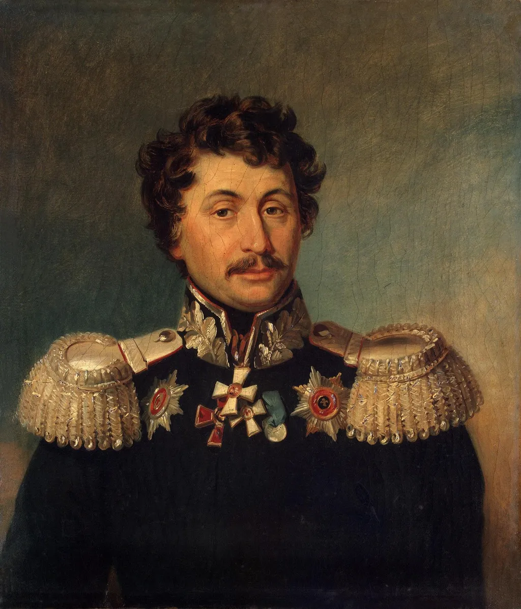 Portrait of Nikolai V. Ilovaisky (1772/73-1838) (5th), by George Dawe, oil, 1823