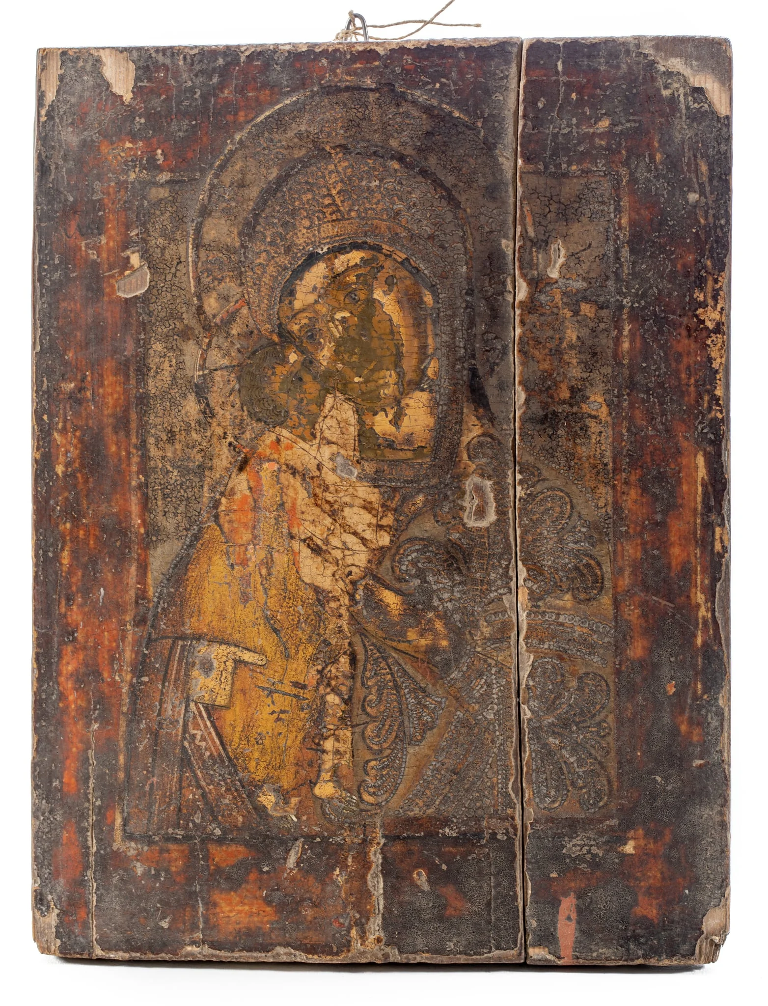 Maica Domnului cu Pruncul Iisus, detail