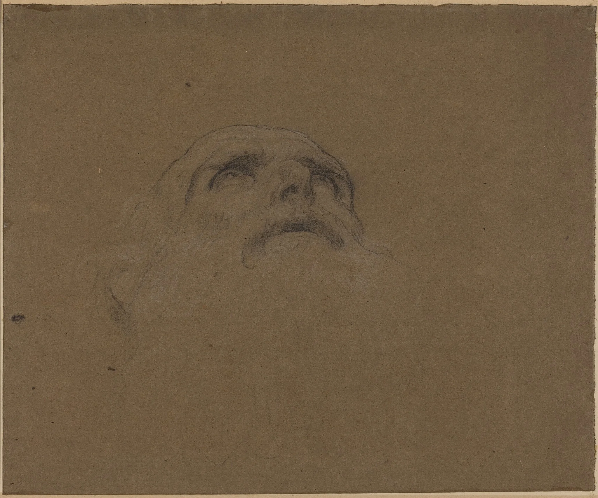 Head of an Old Man, detail