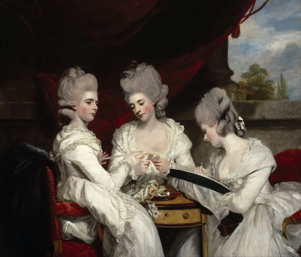 The Ladies Waldegrave, by Joshua Reynolds, oil, 1790