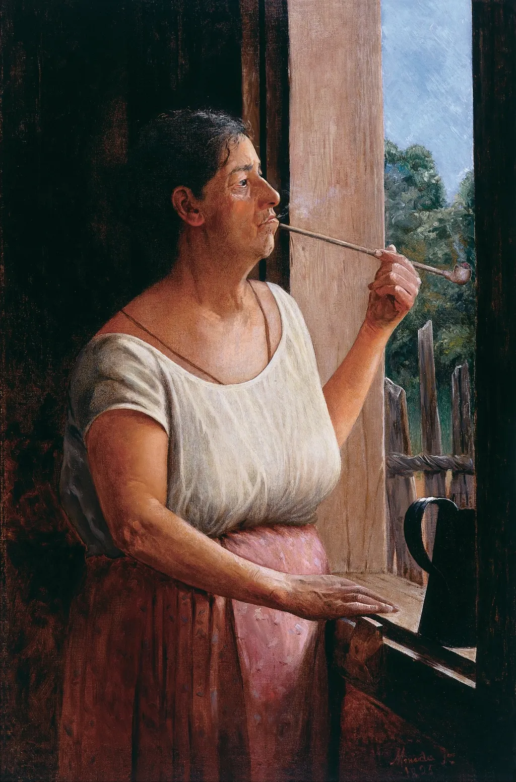 Nhá Chica, by José Ferraz de Almeida Júnior, oil, 1898