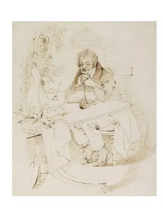 Louis Eustache Ude, the French Cook, by Daniel Maclise, 1840