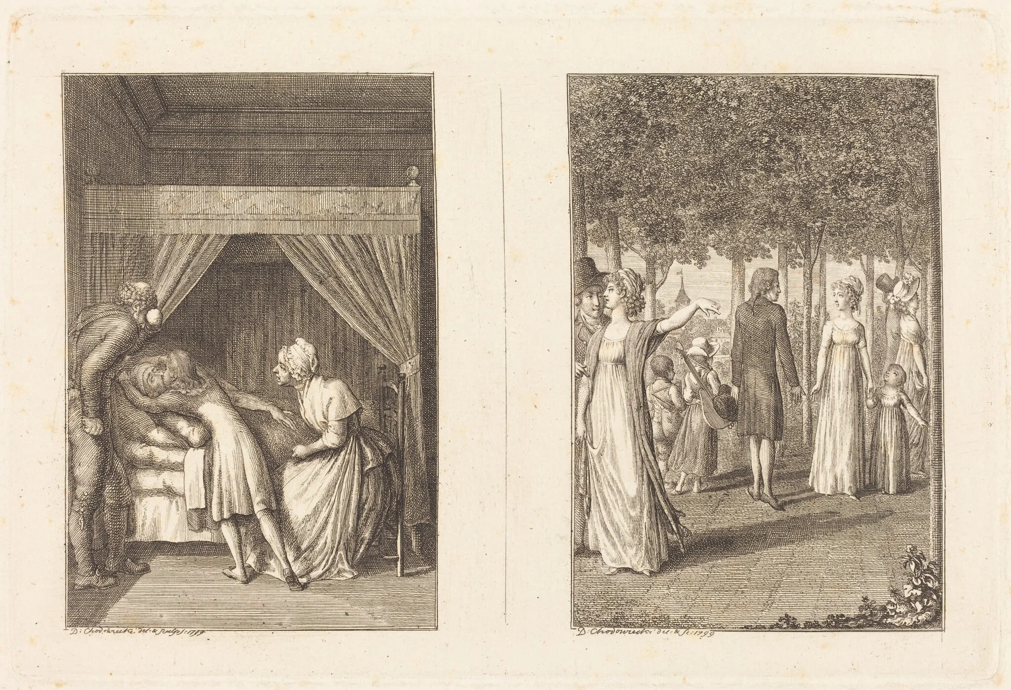 Illustrations to La Fontaine, detail