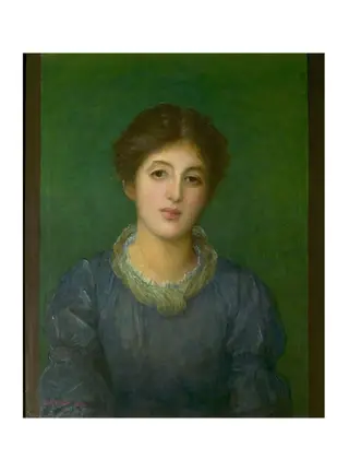 Euterpe Ionides, by George Frederick Watts, oil, 1881