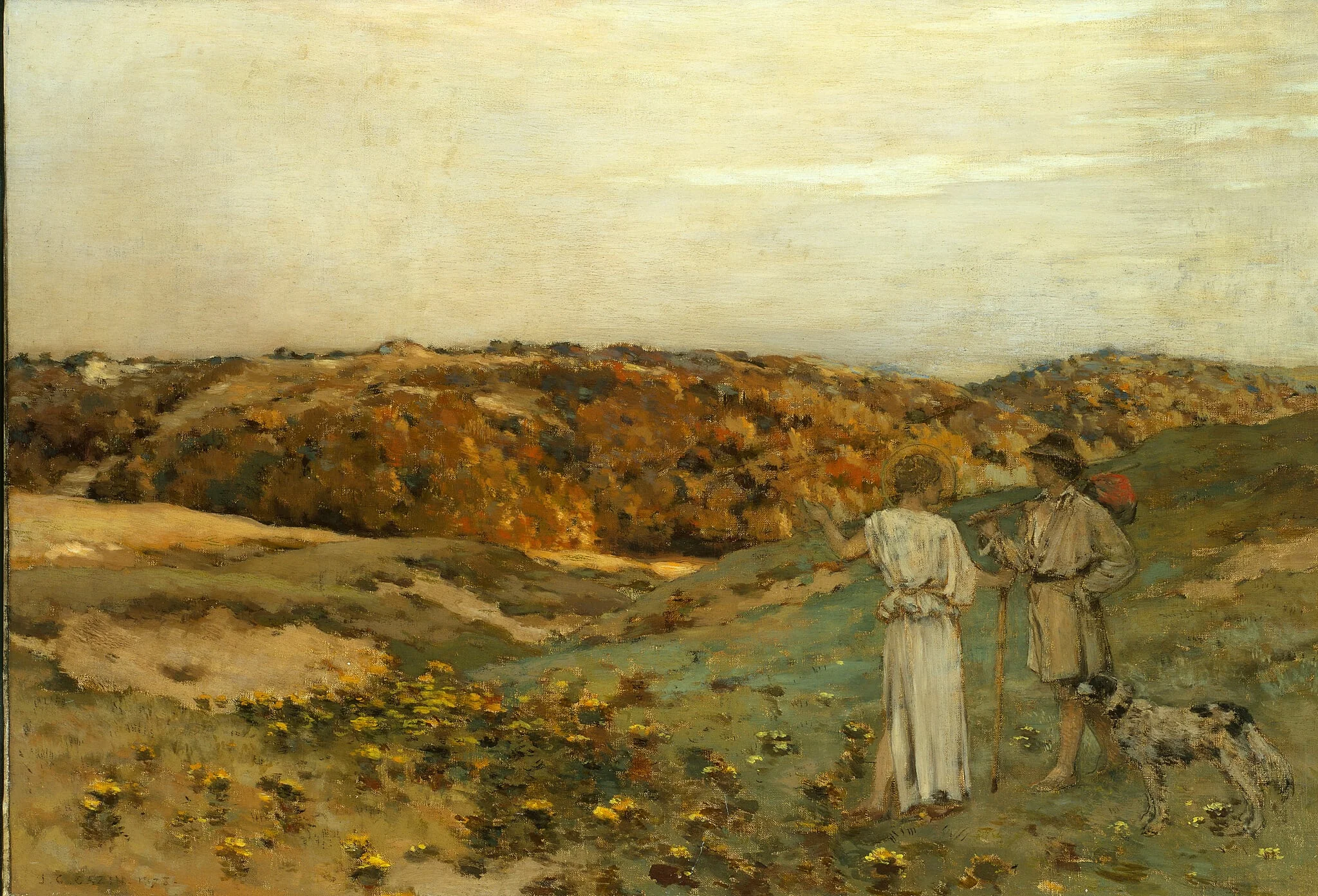 Tobias and the Angel, detail