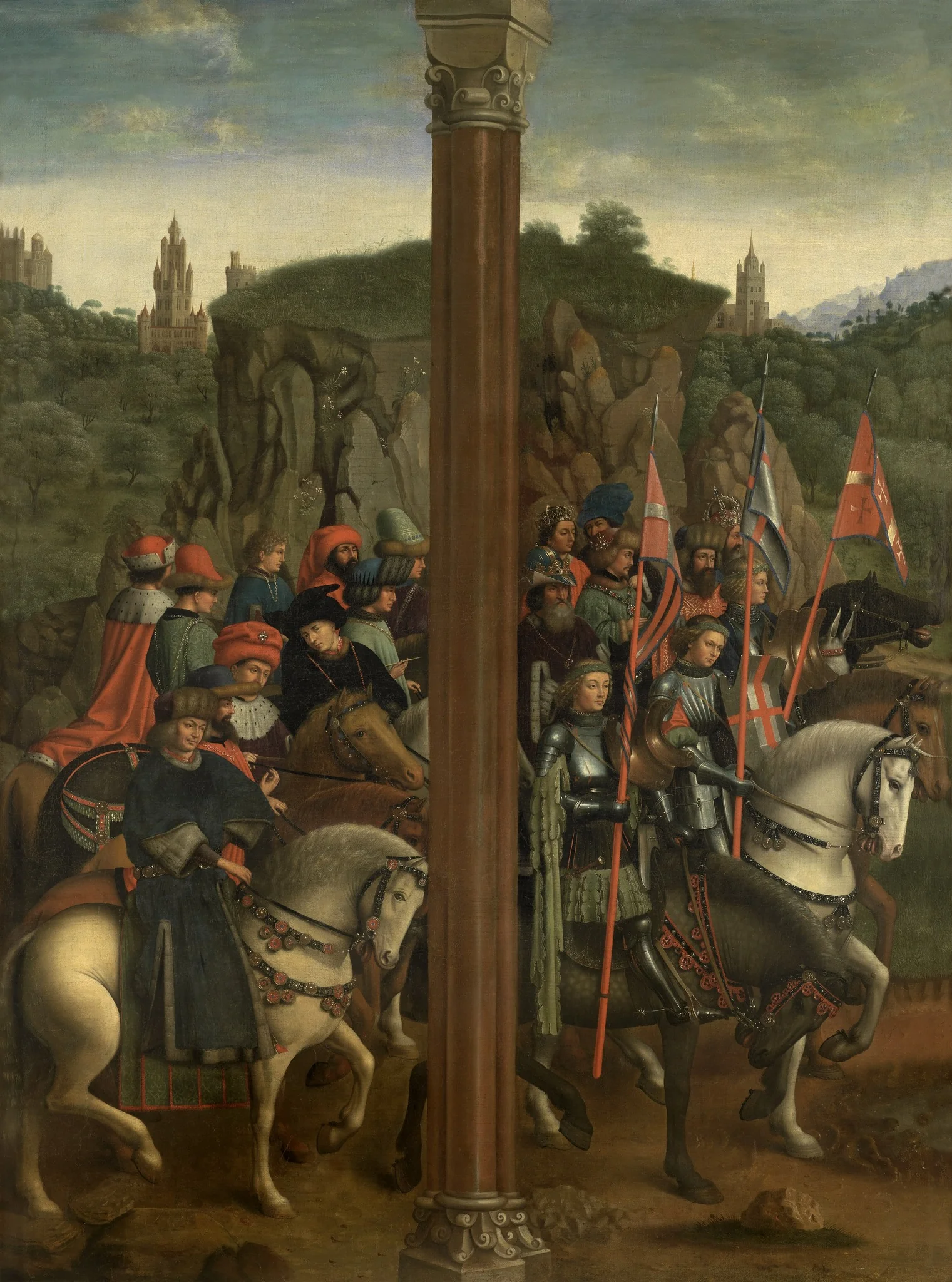 The Knights of Christ and The Just Judges, detail
