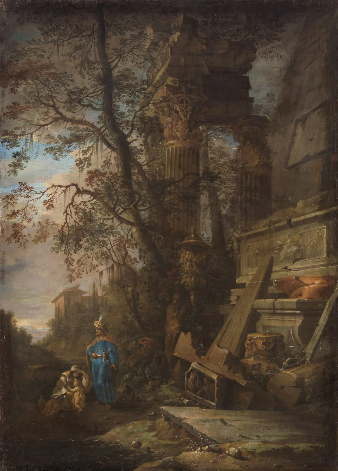 The Repudiation of Hagar, detail