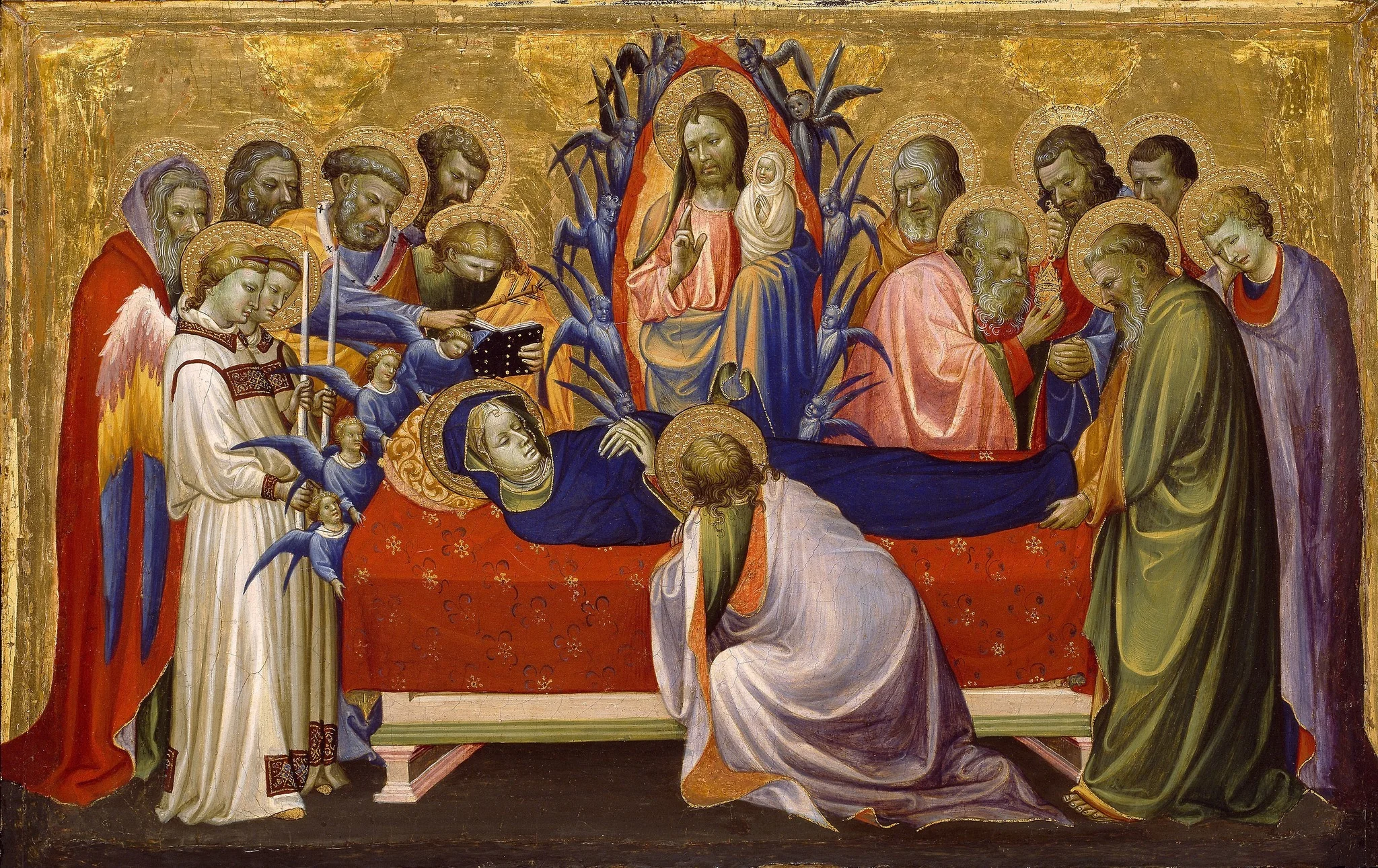 The Dormition of the Virgin, detail