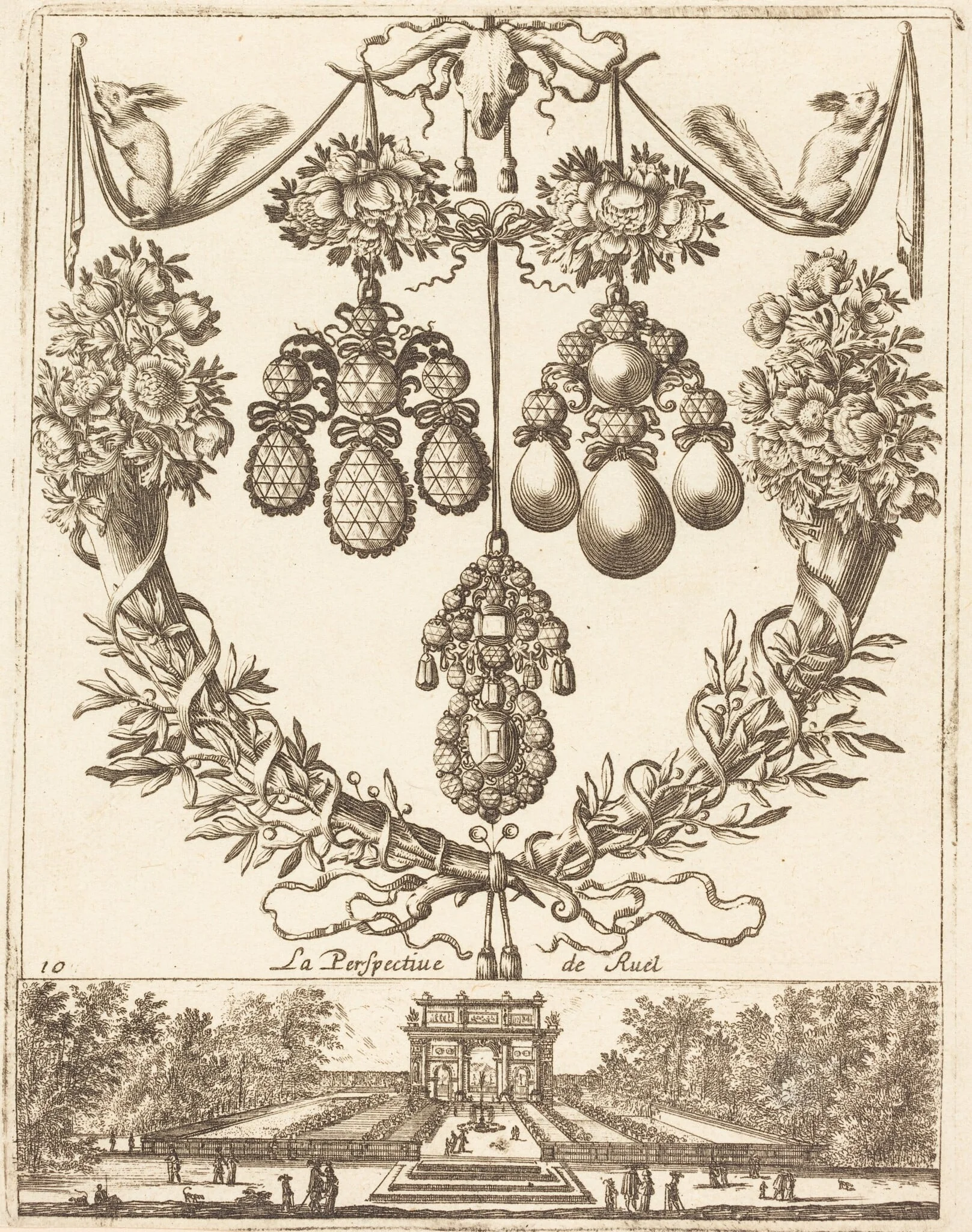 Perspective de Ruel, detail