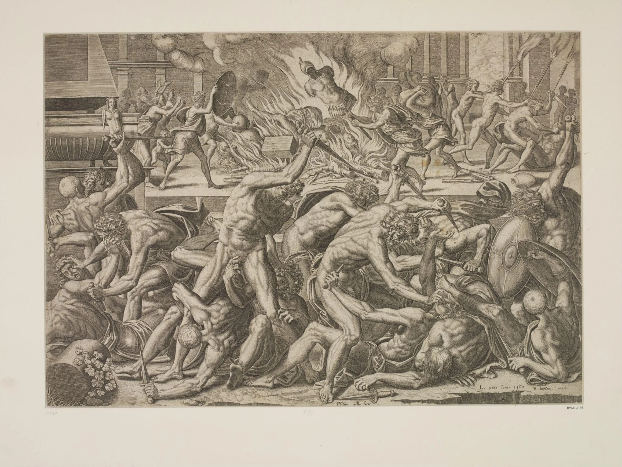 The Gladiators, detail