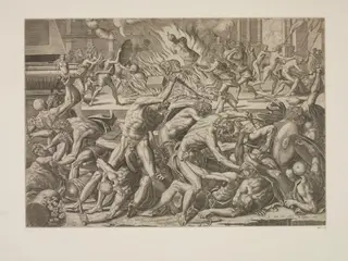 The Gladiators, by Philip Galle
