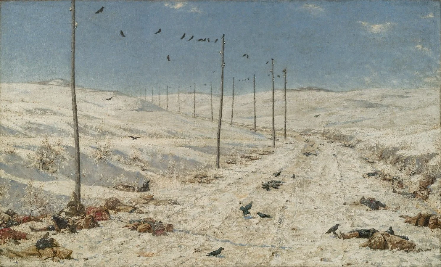 The Road of the War Prisoners, detail