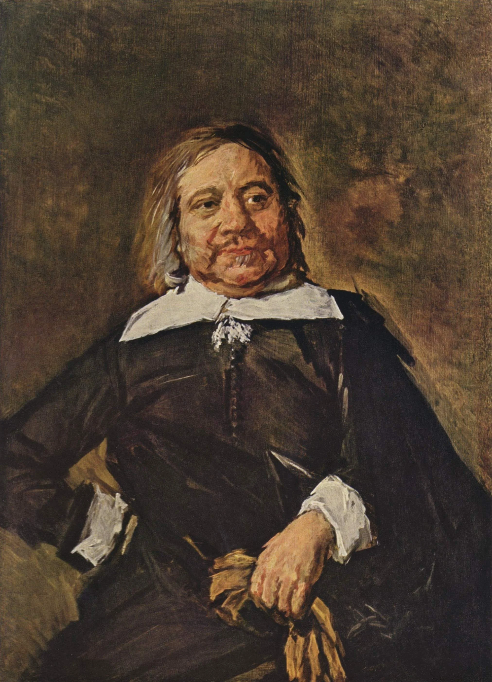 Portrait of Willem Croes, detail