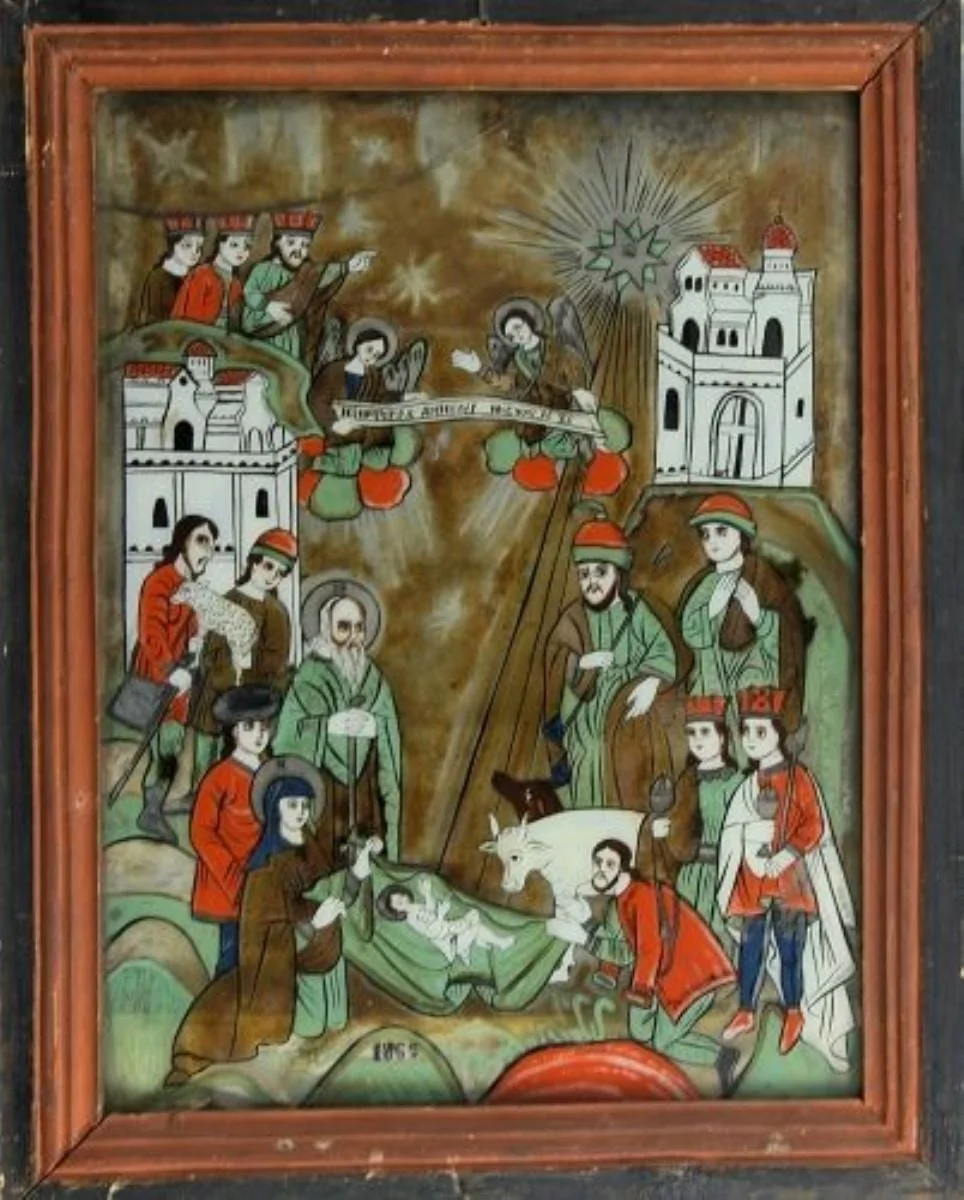 Nașterea lui Iisus Hristos, detail