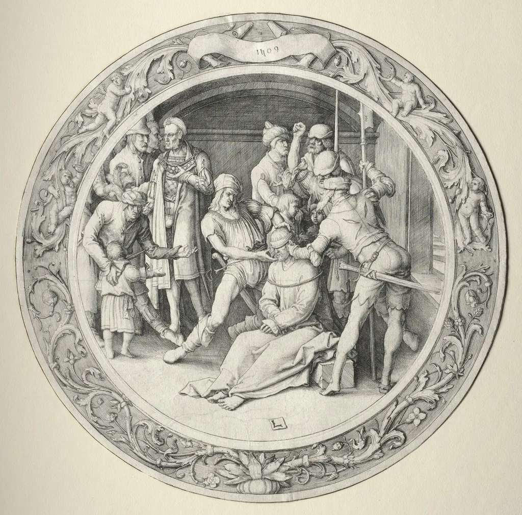 The Round Passion: Ecce Homo, by Lucas van Leyden, 1509