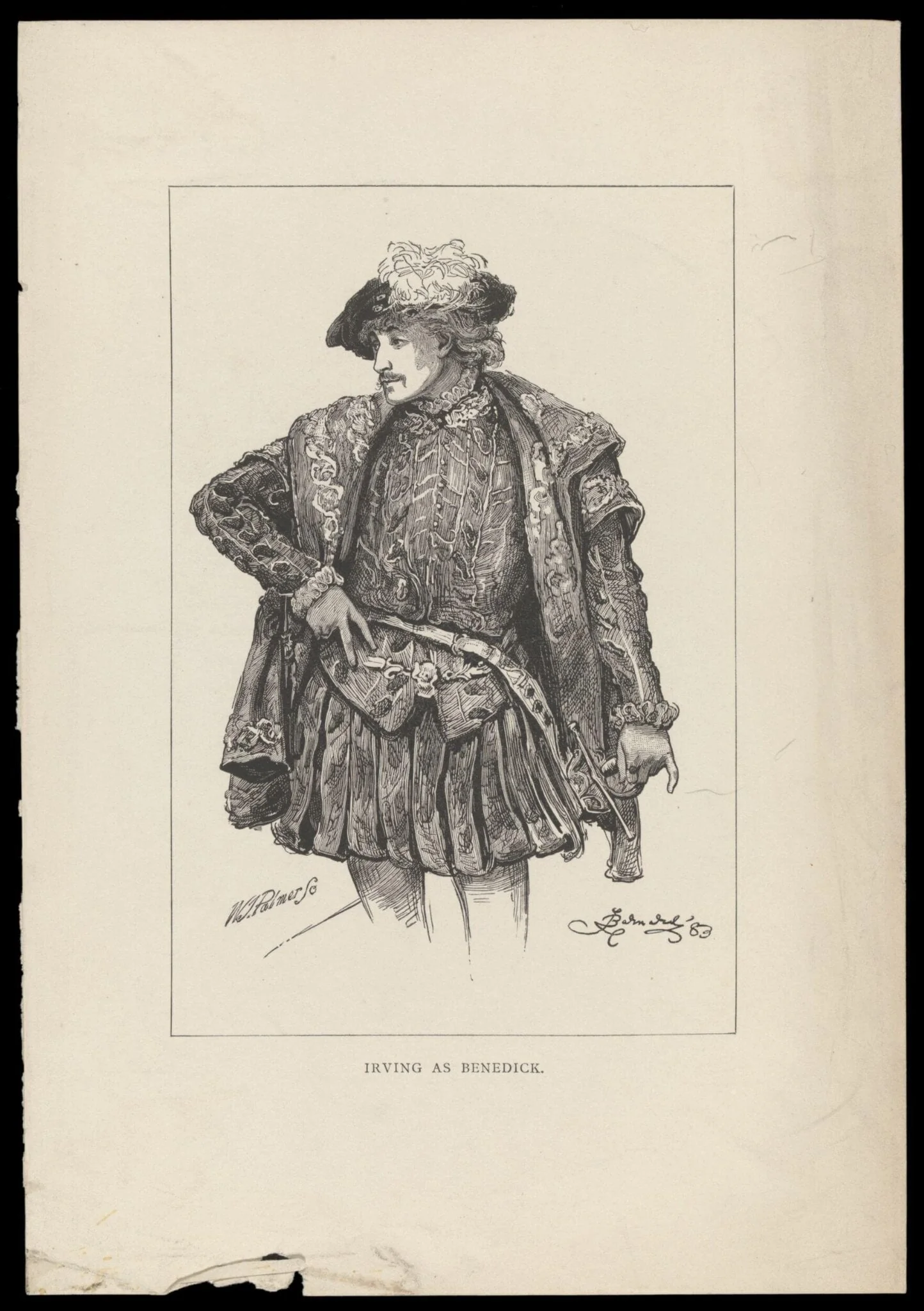 H Beard Print Collection, detail
