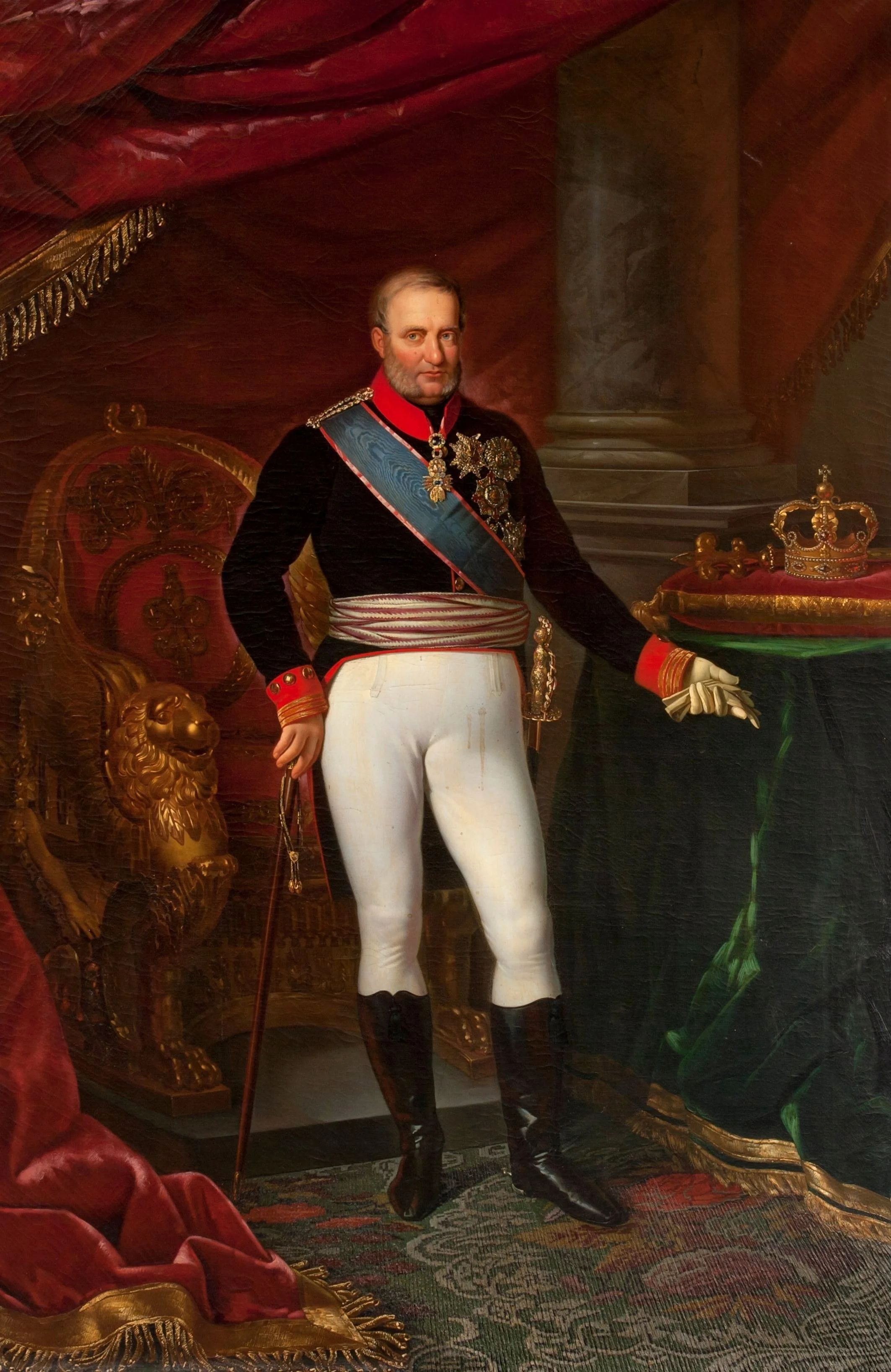 Ritratto di Francesco I delle Due Sicilie (1777-1830), detail