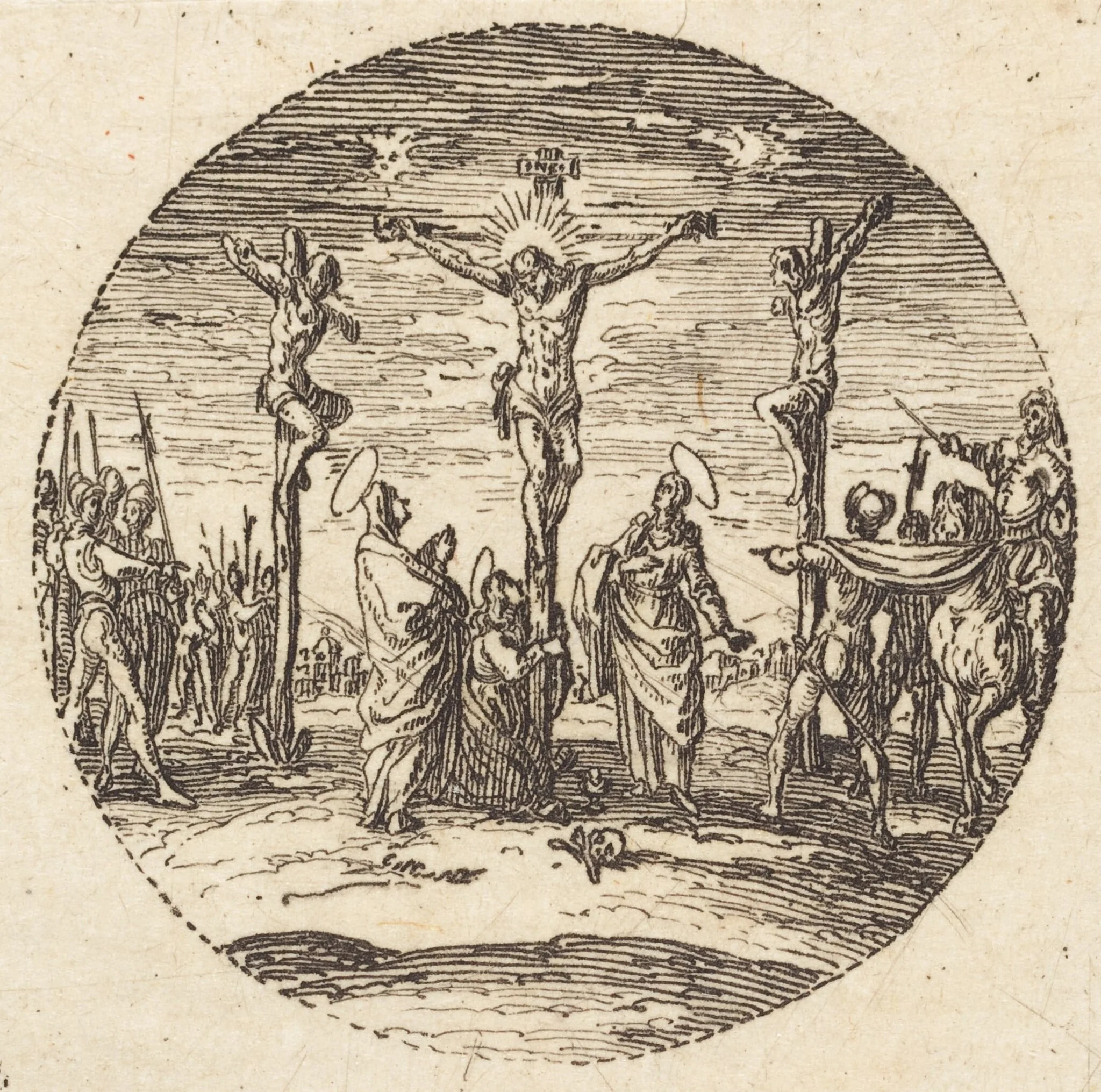 The Crucifixion, detail