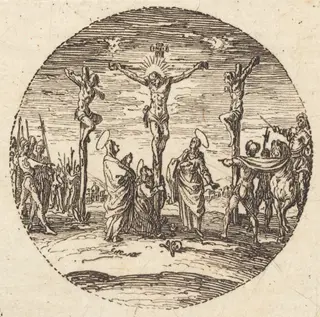 The Crucifixion, by Jacques Callot, ink, 1631