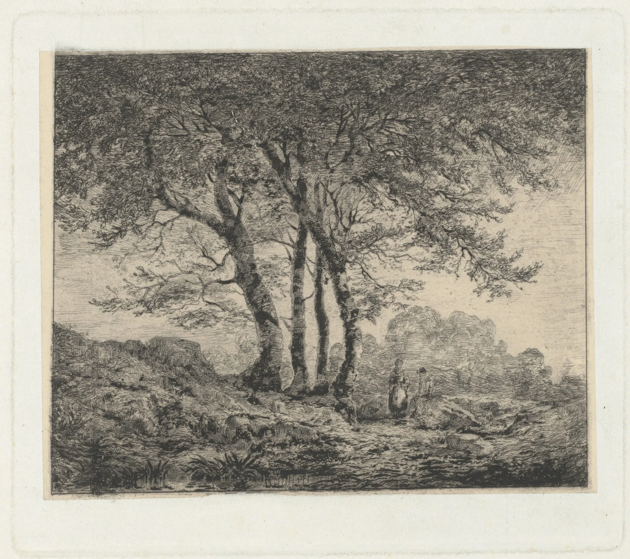 In Montagna (In the Mountains), detail