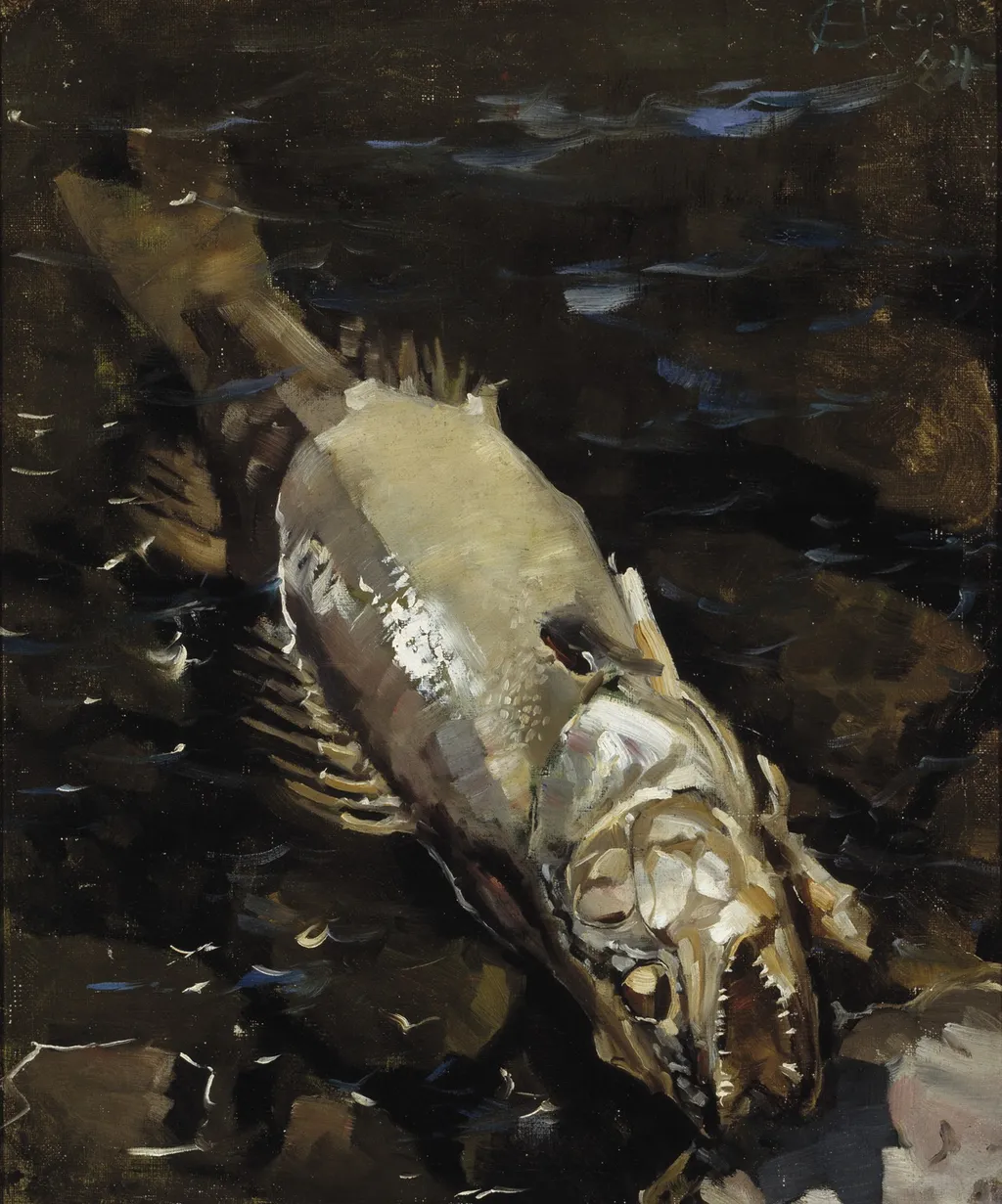 Decaying Sander, by Akseli Gallen-Kallela, oil, 1892